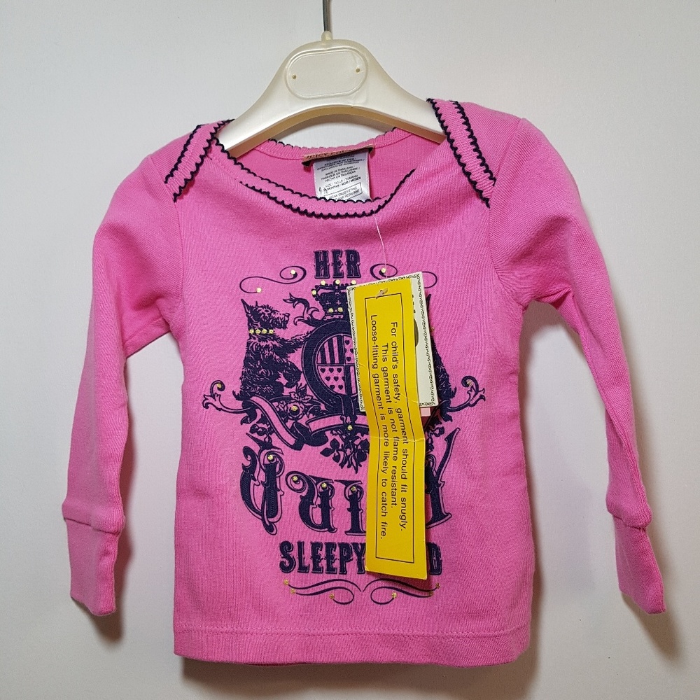 New Juicy couture baby Girls pajama top